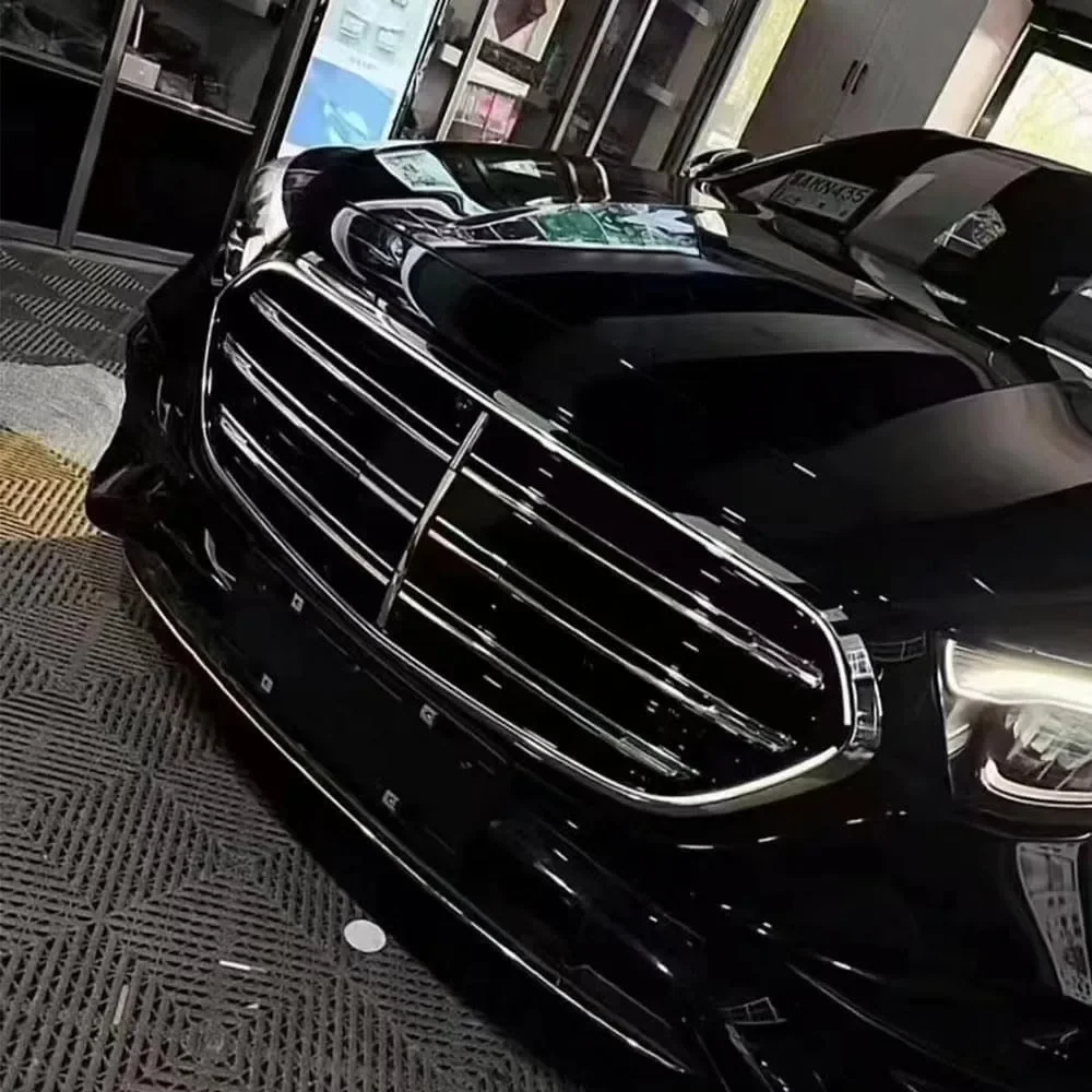 W214 LED مضيئة المصد الأمامي الإضاءة مصبغة جديد LED مضيئة الجبهة مصبغة ضوء بار ل 2024-2025 مرسيدس بنز E-Class E200 #5