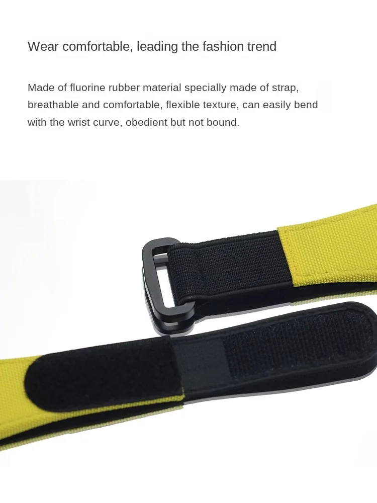 Richard Mille RM011 & RM030 สายนาฬิกา: Velcro & Fluoro Rubber/FKM สายสํารองสําหรับนาฬิกาสุดหรู