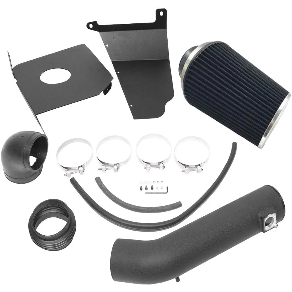 Kaltlufteinlass-Kit + Hitzeschild für 09–13 Chevy/GMC 1500 V8 4,8 l/5,3 l/6,0 l für 2009–2014 Cadillac Escalade mit 6,2 l V8-Motor