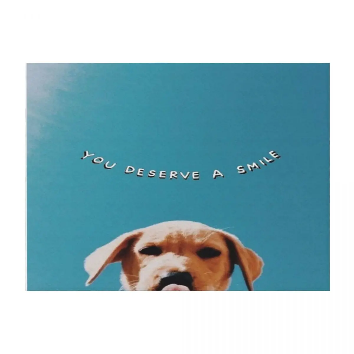 

You deserve a smile Throw Blanket Bed Fashionable Softest Thermals For Travel Decorative Throw Blankets