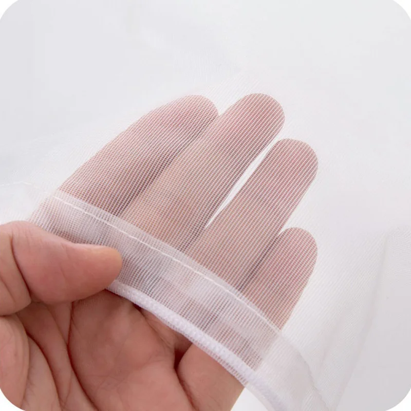 S/M/L 3 Size Laundry Bag Thicken Fine Lines Drawstring Fine Mesh Bags Mesh Bra Underwear Protective Bags Laundry Storage