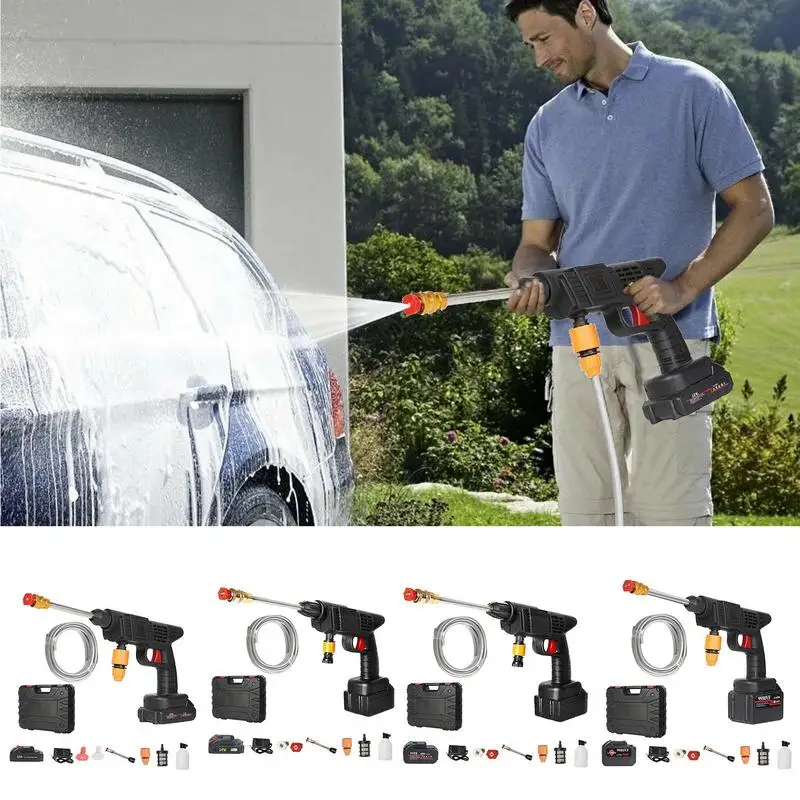 Electric Pressure Washer Small Pressure Washer Car Wash Machine Power Wash Sprayer Compact Pressure Washer Portable Car Wash for