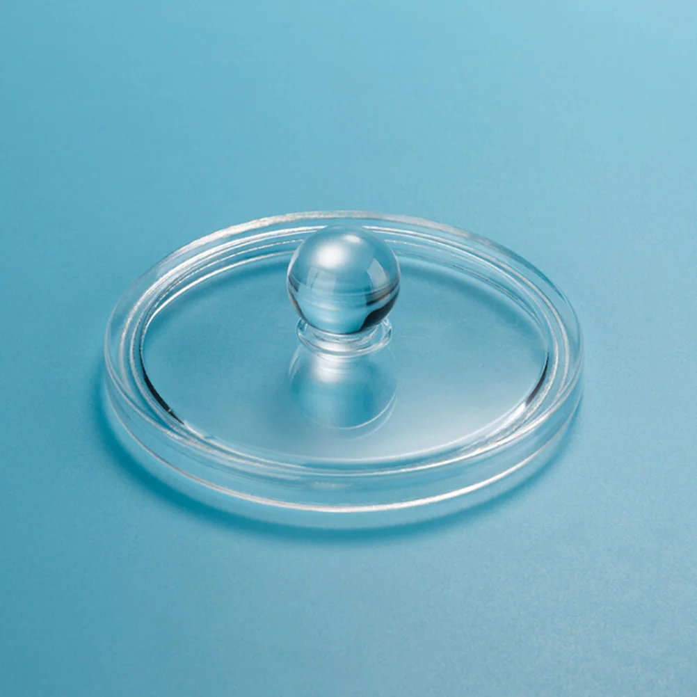 

Odorless Acrylic Cotton Balls Holder Transparent Makeup Organizer Jars Swab Dispenser Smooth Surface Tidy Bathroom Storage