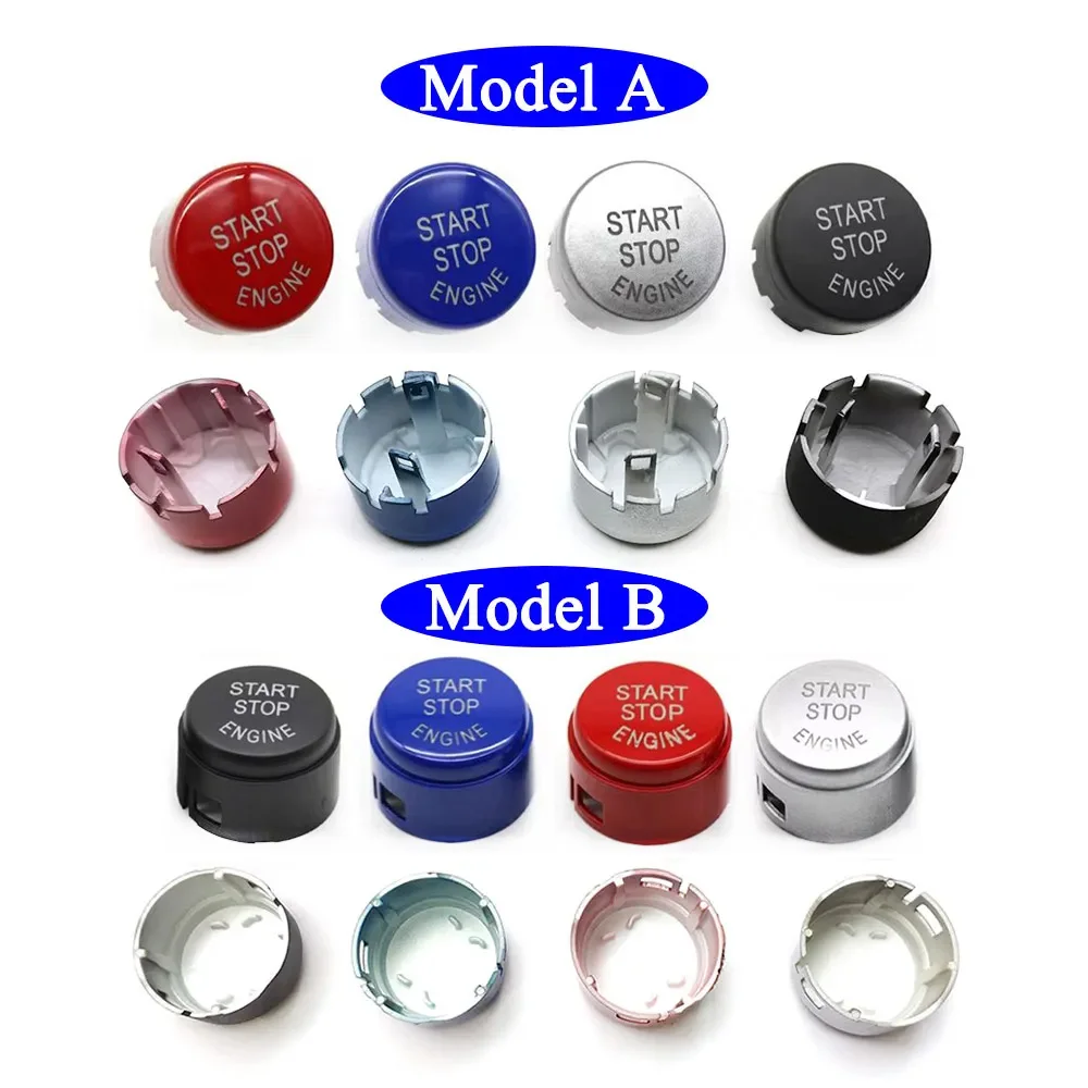 New Car Engine START Button Replace Cover STOP Switch Accessory Key Decor for BMW F10 F11 F06 F07 F02 F01 F30 F34 3 5 6 7Series