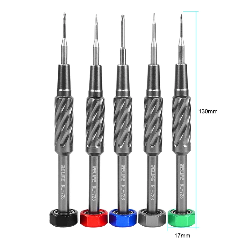 RELIFE RL-078A Rotary Screwdriver Storage Box with RL-728A RL-728B Mobile Phone Motherboard Disassembly Repair Bolt Driver Set