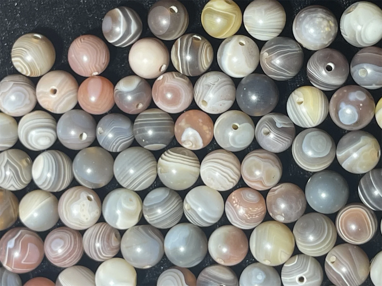 1pcs/lot Winding stripe old agate 12mm round beads Rare and special Ancient pearls in the Himalayan region Cinnabar spots DIY