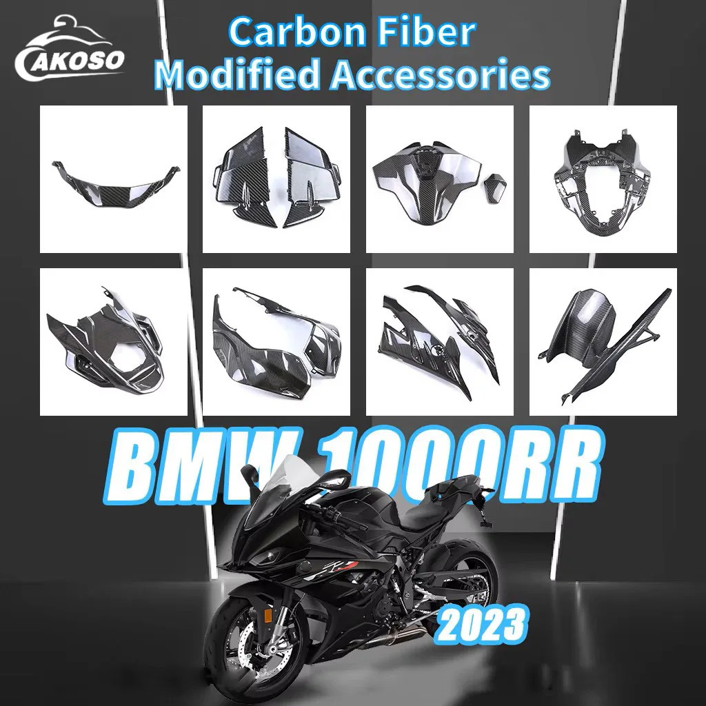 

AKOSO for BMW S1000RR Modified Carbon Fiber Complete Set of Exterior Parts Mudguard 2023 Motorcycle Accessories