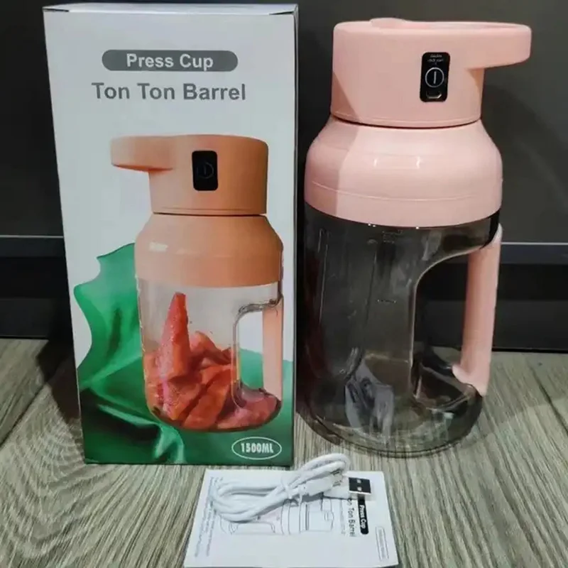 Portable Blender Smoothie Maker Mini Mixer Usb Rechargeable Strong Cutting Performance With  Sharp Blades For Travel