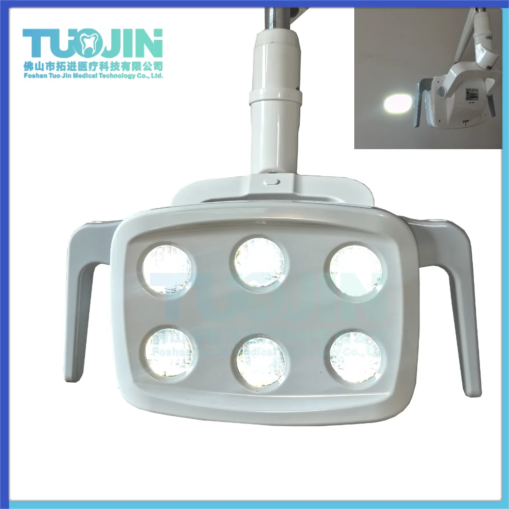 Dental LED Lamp Oral Light For Dentistry Operation Light Chair Inductive Infrared Spotlight Oral Care Teeth Whitening Tool 6LED