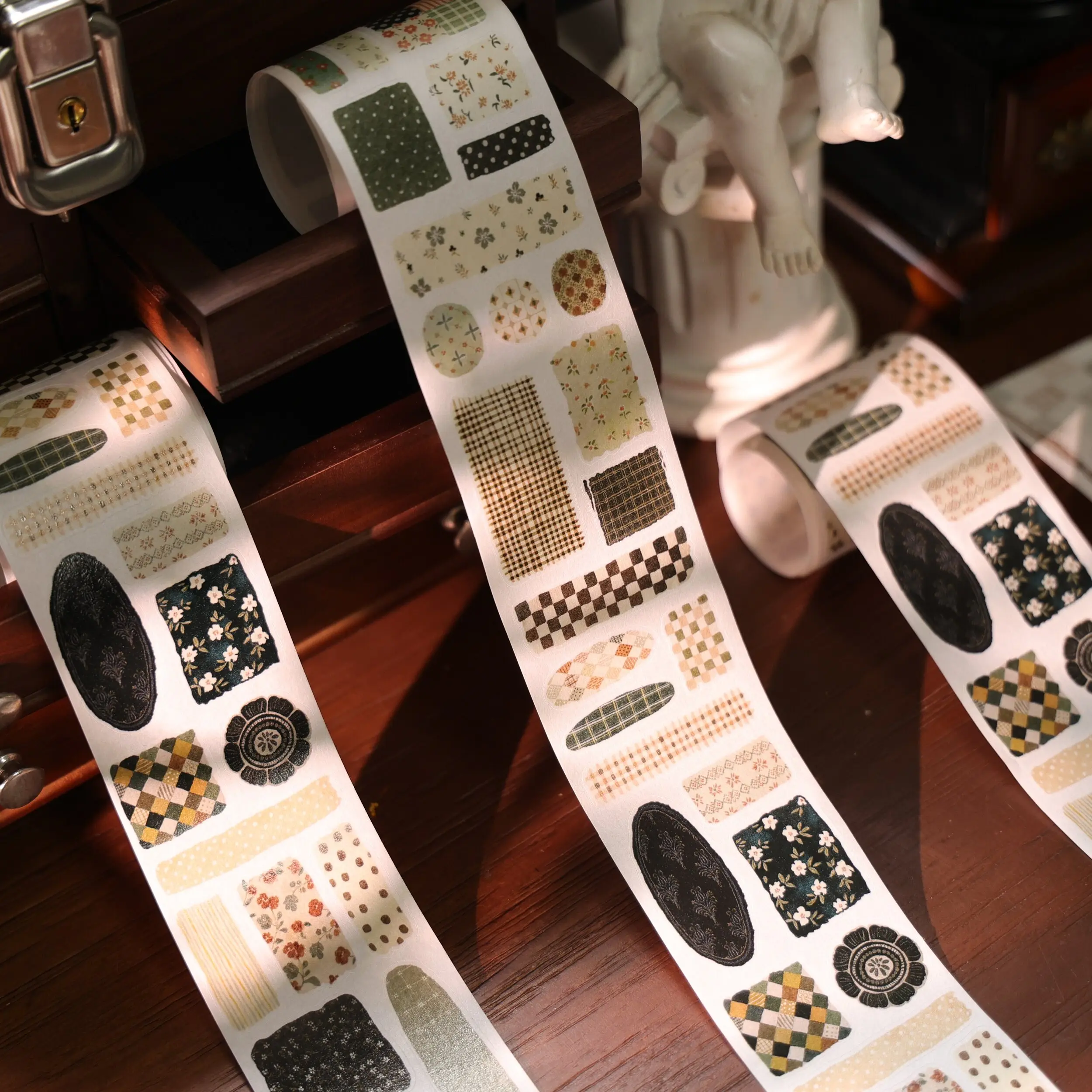YiEr Studio Vintage Floral Pat - Washi Tape Set review and price