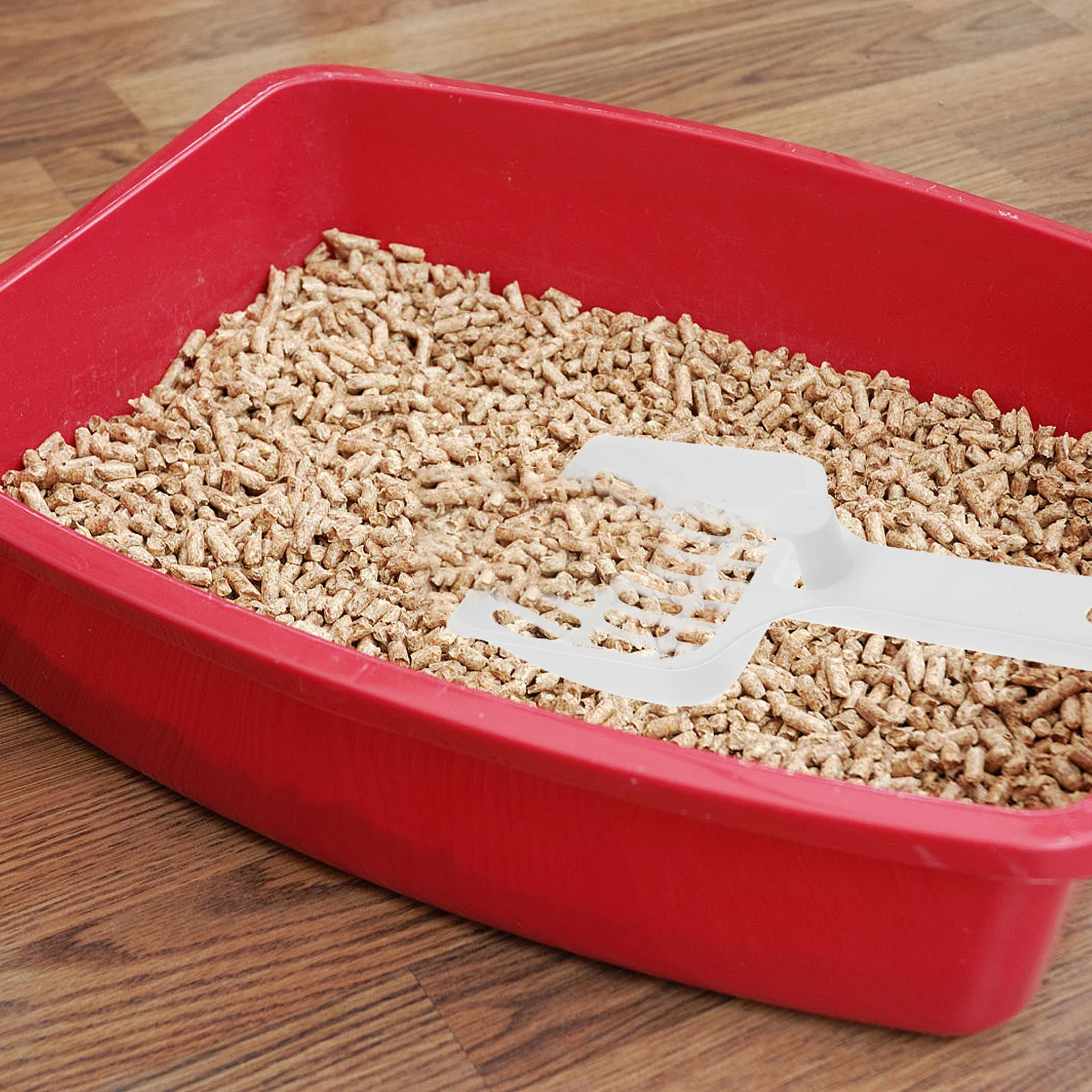 

Cat Shovel Long Handle Durable Plastic Pet Litter Scooper Easy Grip For All Litter Types Corrosion Resistant High