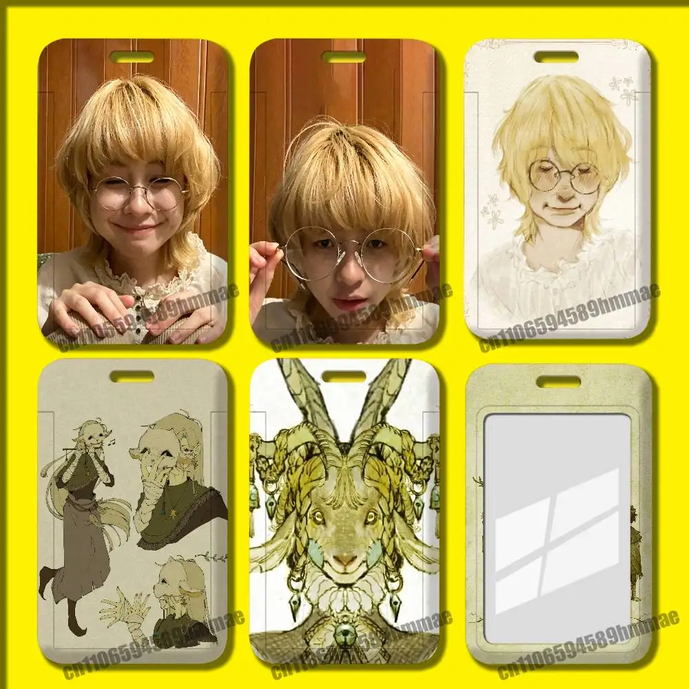 For Y-Yaelokre Hayfields Harpy Hare Employee ID Card Holder Office Badge Student Bank Work Credit Holders Hard Case Shell