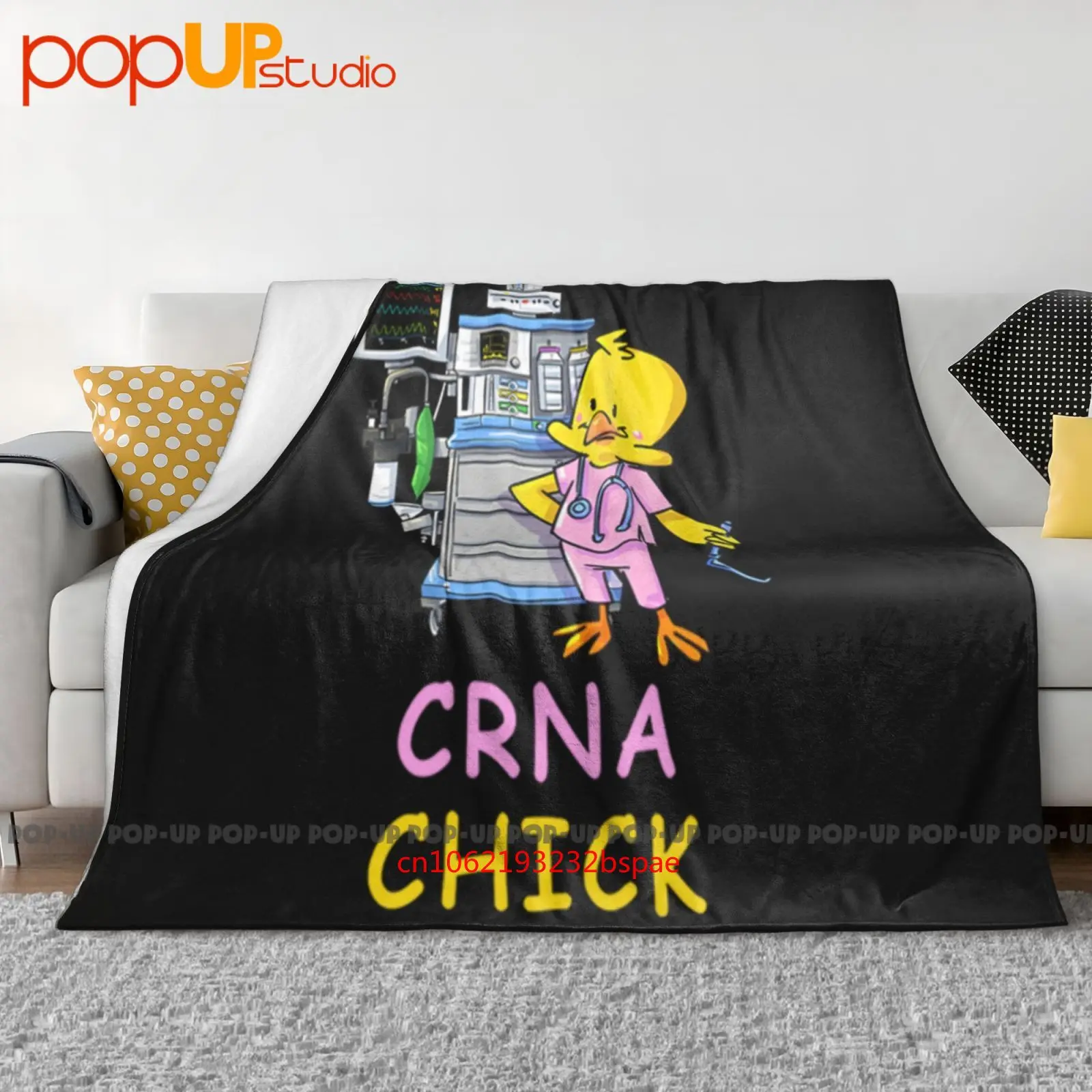 Crna Chick Anesthesia Machine Ultra-Soft Blanket Quilt Winter Sofa Cover Bed Covers