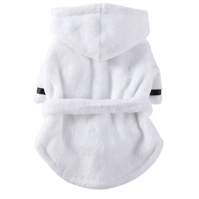 

Pet Dog Bathrobe Dog Pajamas Sleeping Clothes Soft Pet Bath Drying Towel Clothes for for Puppy Dogs Cats Pet Accessories