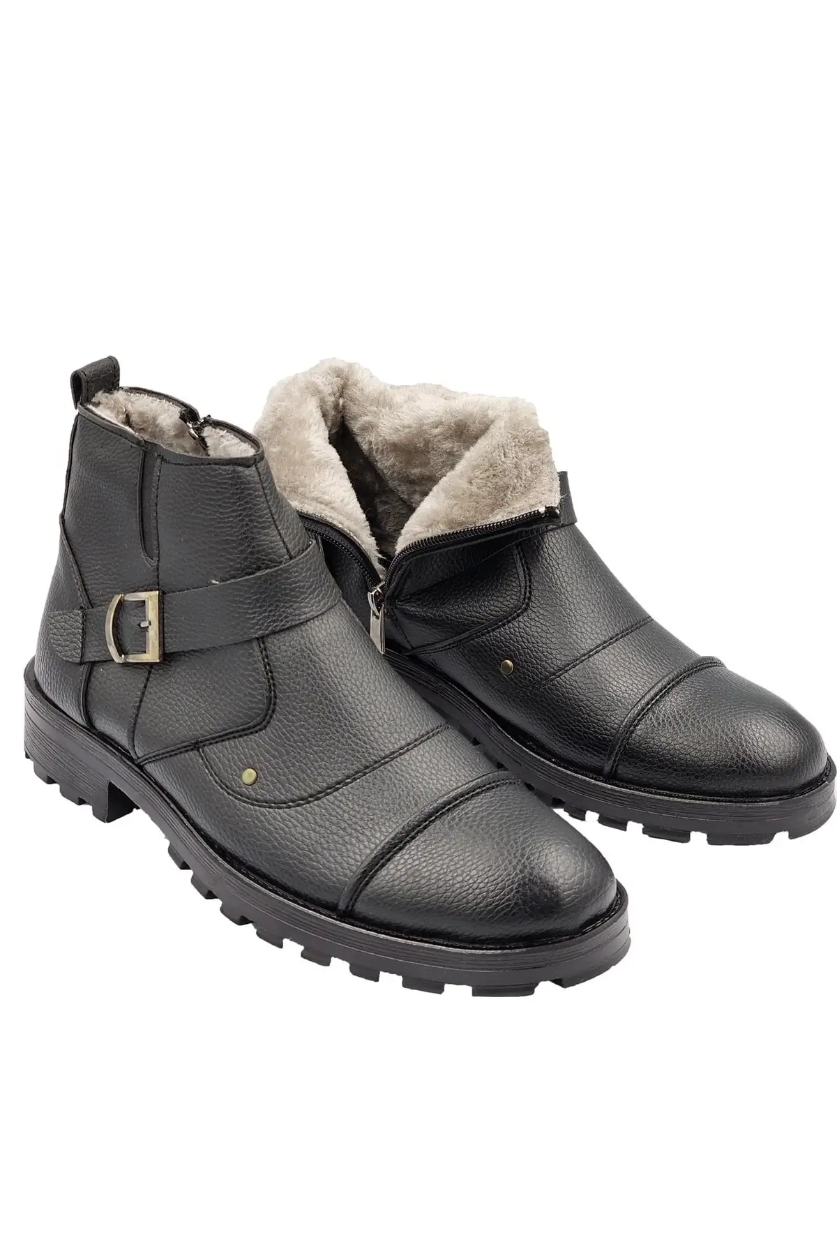 New Season Men's Shearling Waterproof Boots