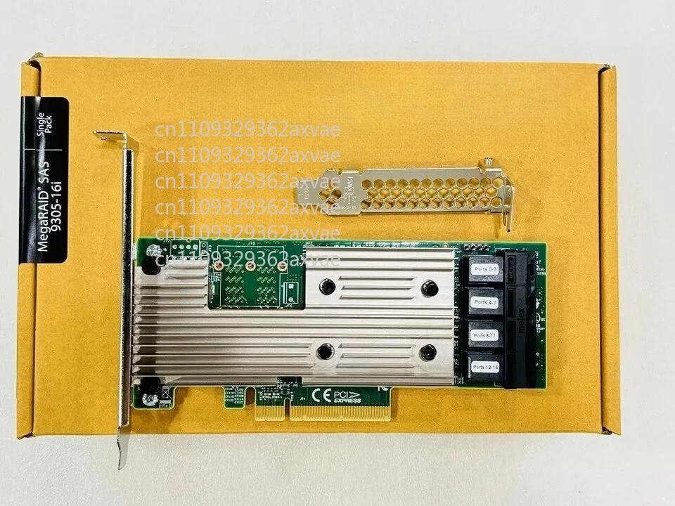 FOR Broadcom  LSI 9305-16i SATA/SAS HBA Controller Card 12Gbps PCIe Avago IT Mode
