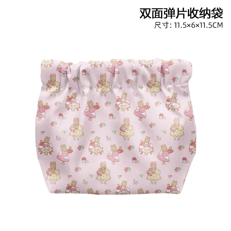 Sanrio Kawaii Marroncream Anime Cartoon Creative Peripheral Coin Purse Wallet Cosmetic Storage Bag Decoration Girl Birthday Gift