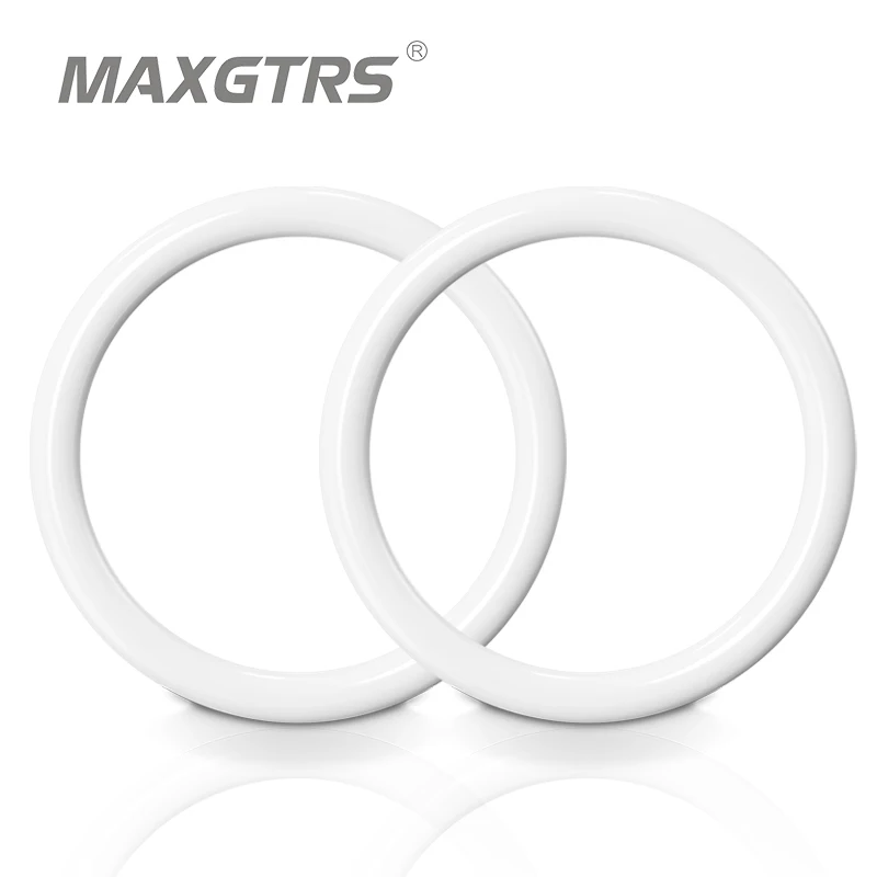 2x Cotton Light Angel Eye LED DRL Samochodowe motocyklowe światło przeciwmgielne Halo Rings Wodoodporny automatyczny kierunkowskaz z kloszami