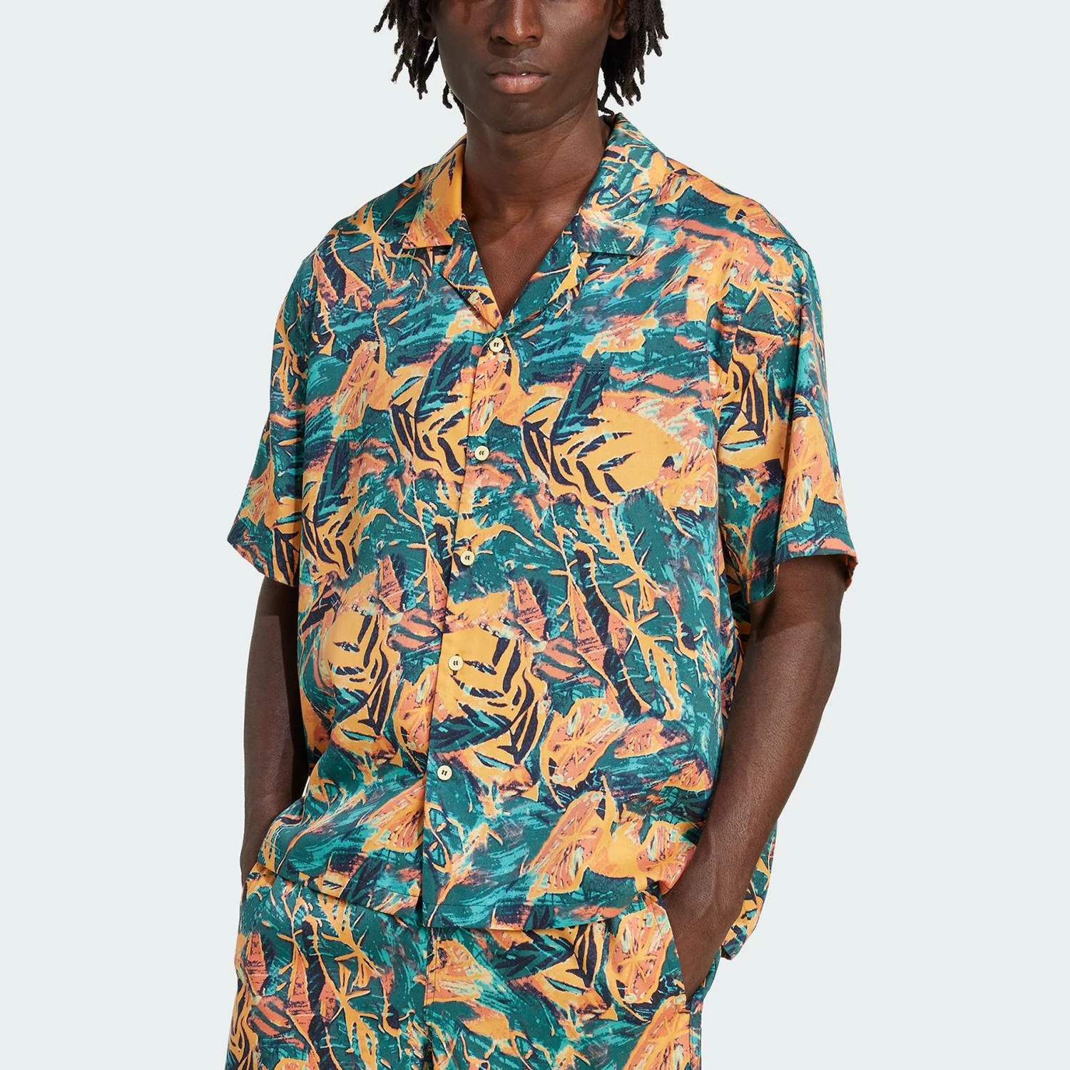 

Adidas 2025 Summer Originals Men's Fashion Print Shirt KC5901