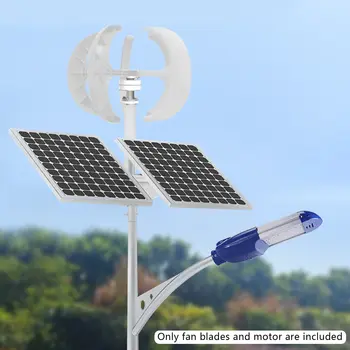 600W vertikální osa větrná turbína ve tvaru lucerny 5listá venkovní větrná turbína s regulátorem pro domácnost, farmu, lodě 8 nejlepší prodej větrná turbína pro dům - №2