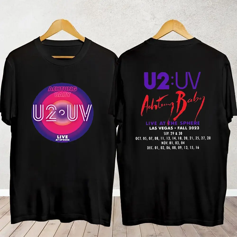 U2 Achtung Baby Live At Sphere Las Vegas Fall 2023 Concert T-Shirt Unisex S-5XL