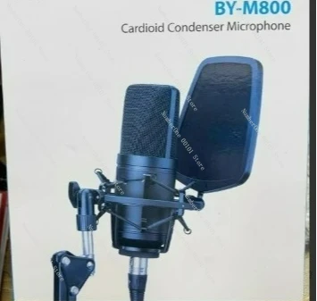 

100% New BOYA BY-M800 Large-Diaphragm Cardioid Condenser Studio Microphone