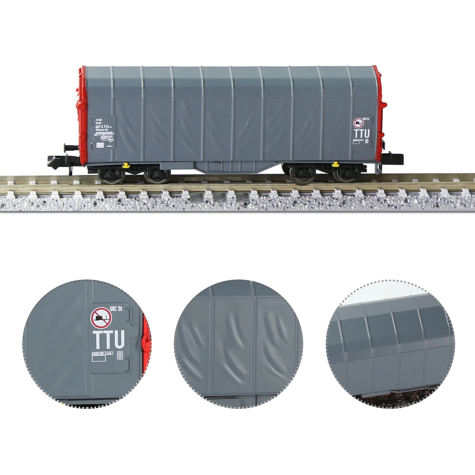 Evemodel - Kit Chariot Gondole Non Monté échelle N 1/160 - Wagon DIY Pour Voie N - Raccords Européens - Modélisme Ferroviaire