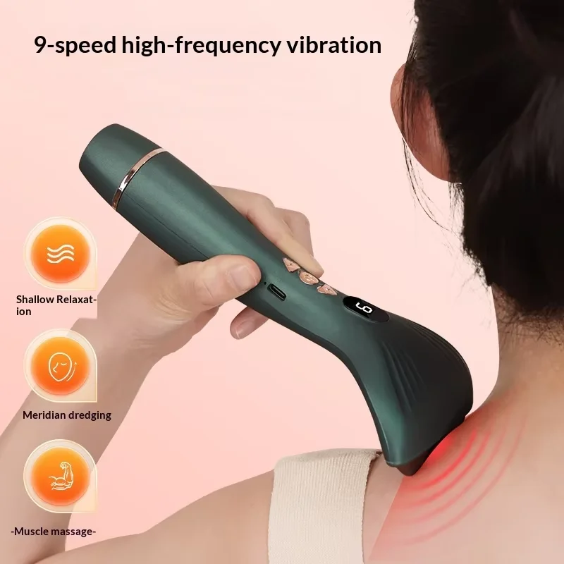 Electric Gua Sha Beauty Instrument Rechargeable Facial Body Massage Tool Skincare Relax