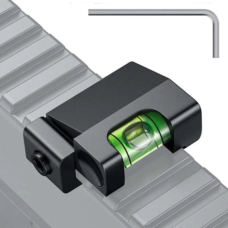 

Picatinny Rail Scope Bubble Level Anti-Cant Scope Leveling Kit Improves Accuracy for Hunting Shooting & Long Range Accuracy