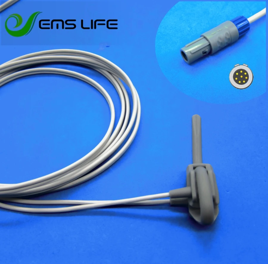 Resuable Child ear clip spo2 sensor for china comen C60 nelcor double slot patient monitor