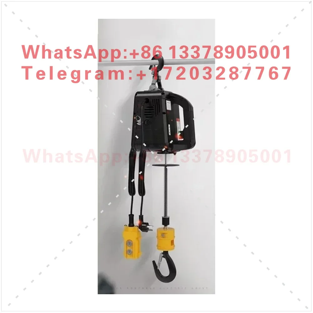 500Kg Cargo Handling Production Workshop Lifting Portable Crane Electric Hoist for Cars Home Improvement