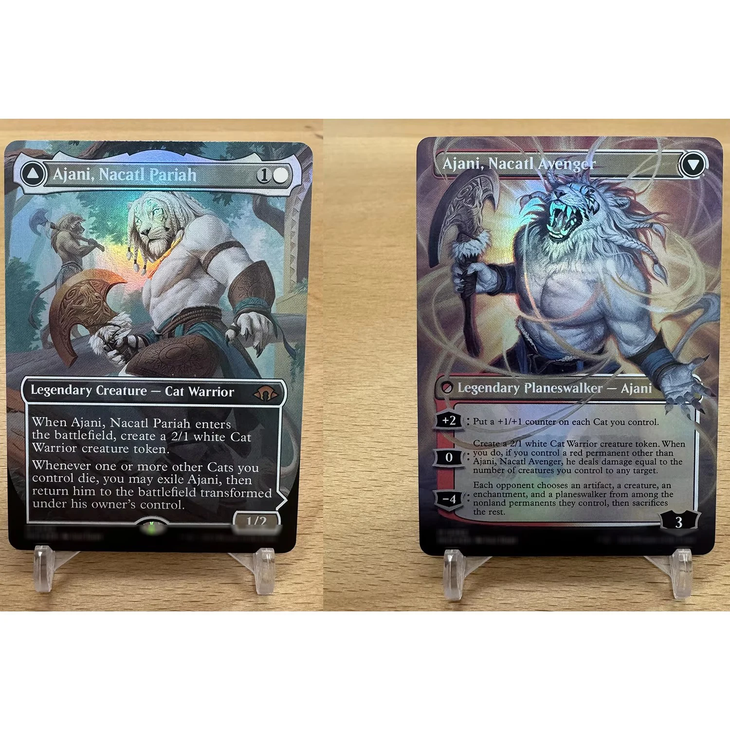 Folia magiczne karty standardowa gra planszowa MH3 Ulamog, labirynt Defiler Ugin Ajani, Nacatl Pariah/Ajani, Nacatl mvenger Proxy