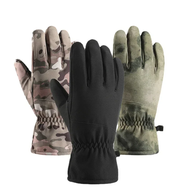 Winter Gloves for Men Outdoor Warm Touchscreen Cycling Hunting Climbing Winter Tactical Camouflage Snow Gloves