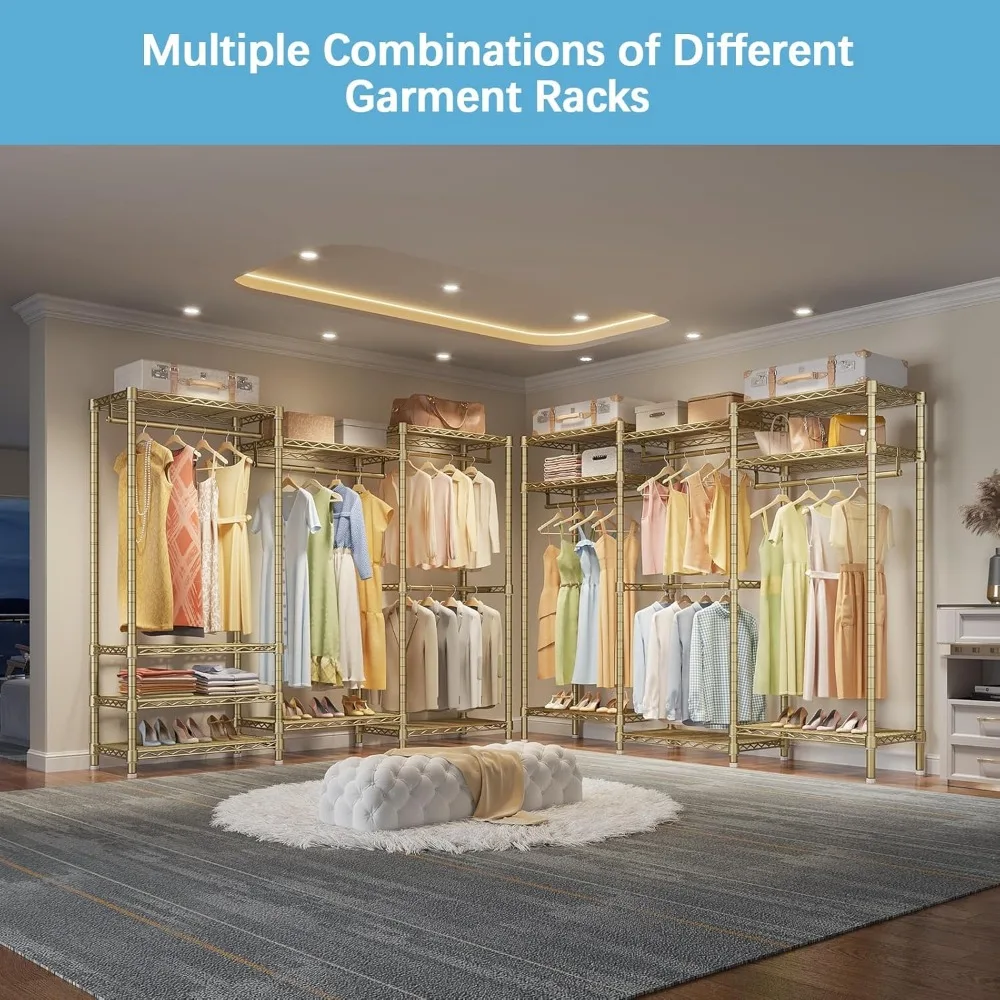VIPEK-V5i Garment Rack, Heavy Duty roupas Rack, armário portátil, Guarda-Roupa, Armários Quarto, Rack de roupa autônoma com 8