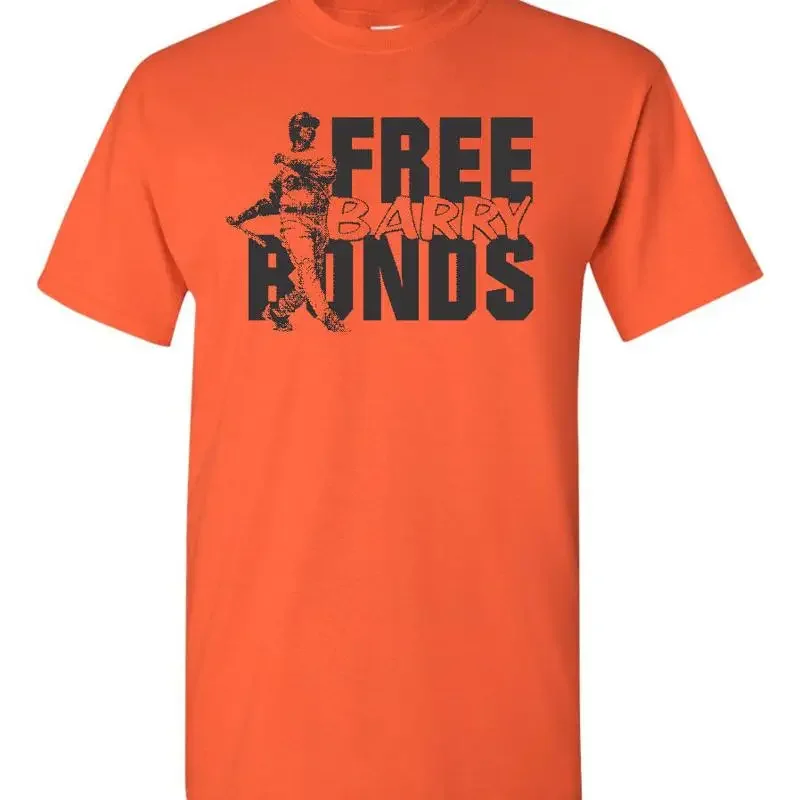 Free Barry Bonds Hall of Fame Men's T Shirt 1751