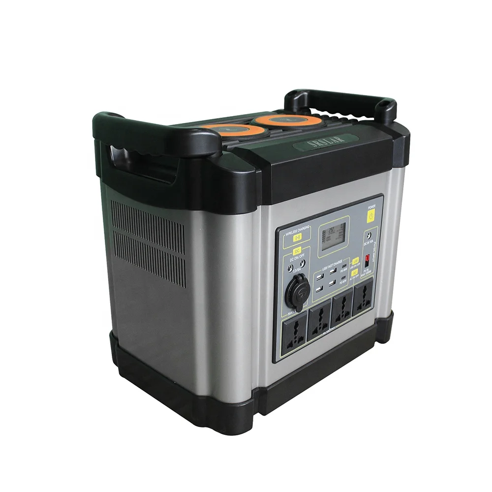 2000W Large Capacity Power Station Pure Sine Wave 220V Emergency Power Supply Outdoor Camping RV Portable Power Station
