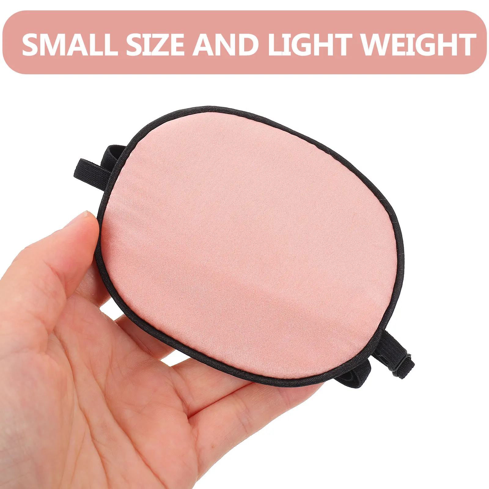 

2Pcs Breathable Supple Silk Amblyopia Eye Patches Light Blocking Training Aid Adjustable Comfortable Eye Protector