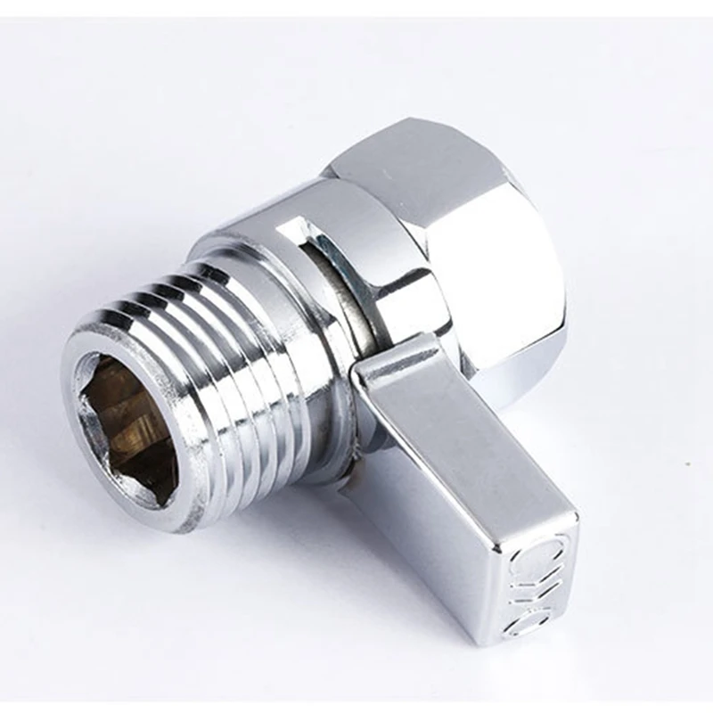 التحكم في التدفق وصمام الإغلاق ، مصنوع من النحاس الصلب ، موفر الماء ، دش يدوي ، دش