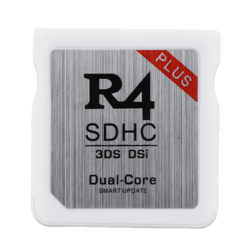 لعبة فيديو حرق بطاقة فلاش ، بطاقة ذاكرة مع صندوق البيع بالتجزئة ، نيندو 3DS DSi ، R4 SDHC ، ذهبي أبيض