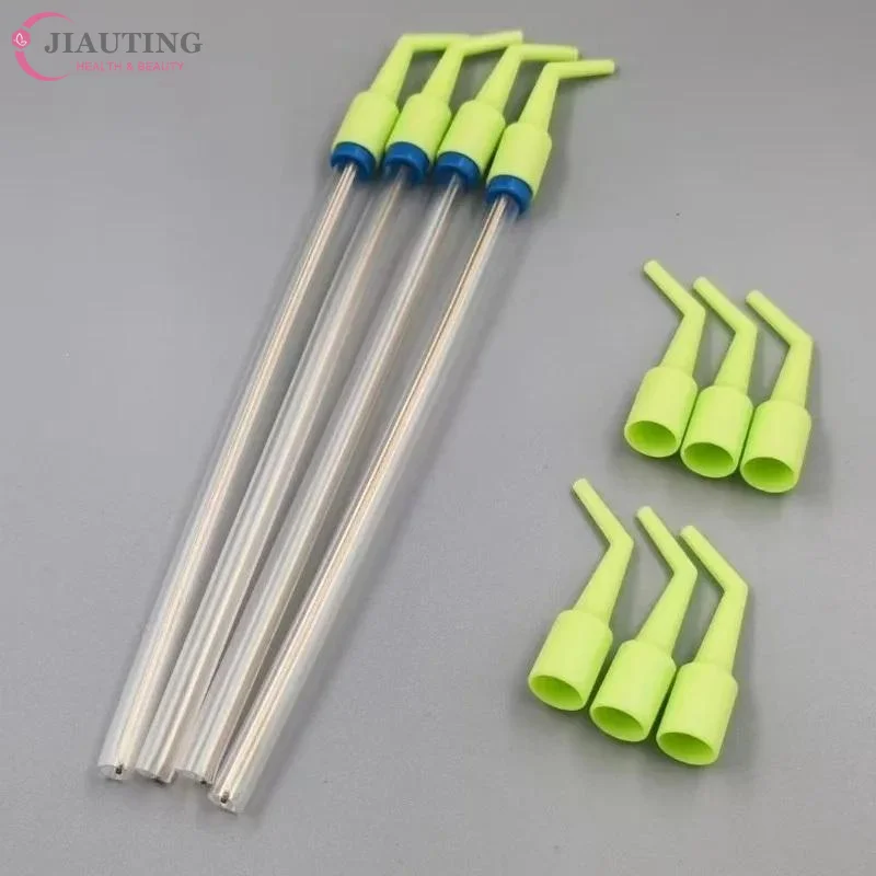 

10Pcs Dentistry Disposable Suction Tip Conversion Head Bend Pipe High Temperature Resistance Disinfect Oral Cavity Surgery Straw
