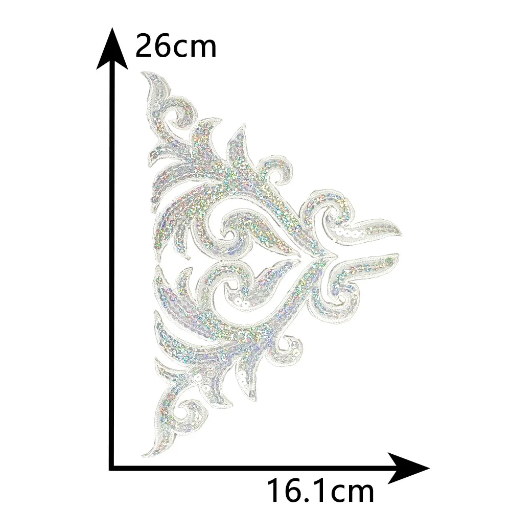 Embroidery Sequin Hollowing out pattern Hot melt adhesive ironing DIY decorate sewing clothes clothing accessories patches