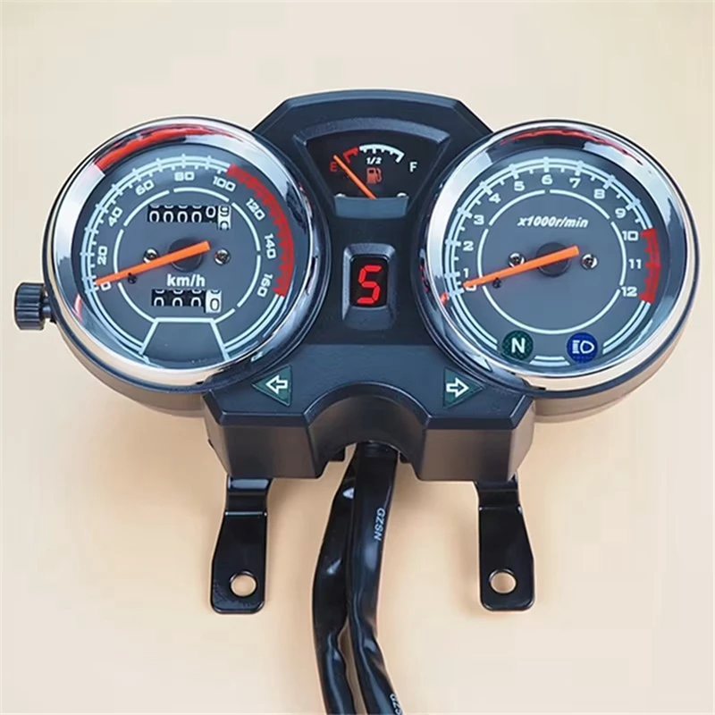 Motorcycle Speedometer Cafe Racer Tachometer Fuel Gauge LED Instrument For Suzuki GN125 GN150 GN 125 150 125Cc 150Cc 12V