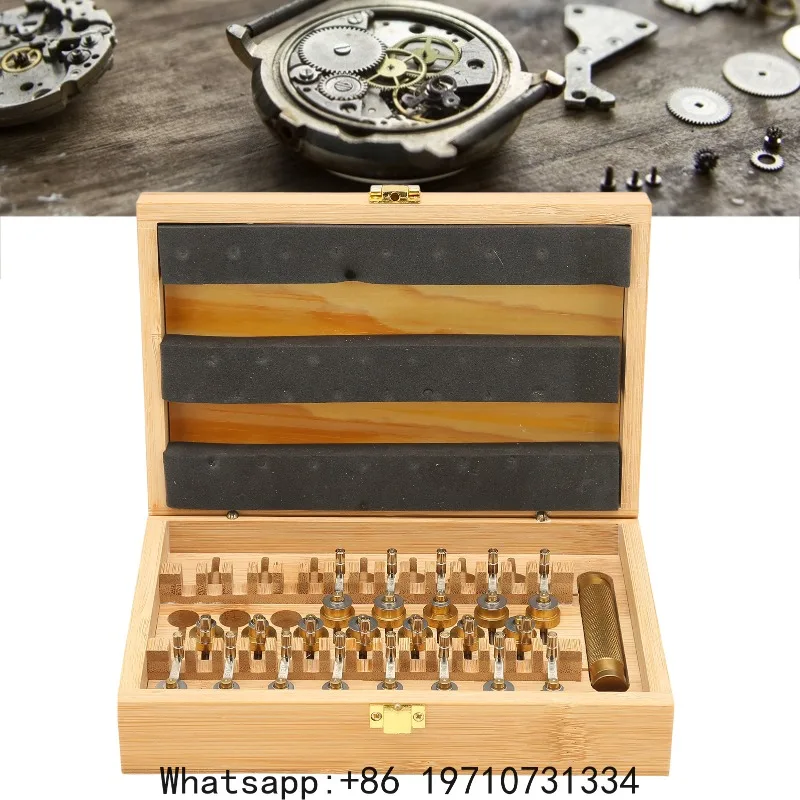 Generic Watch Mainspring Winder Set – Brass Hand Winding Tool with Ergonomic Handle for Watchmaker Repair