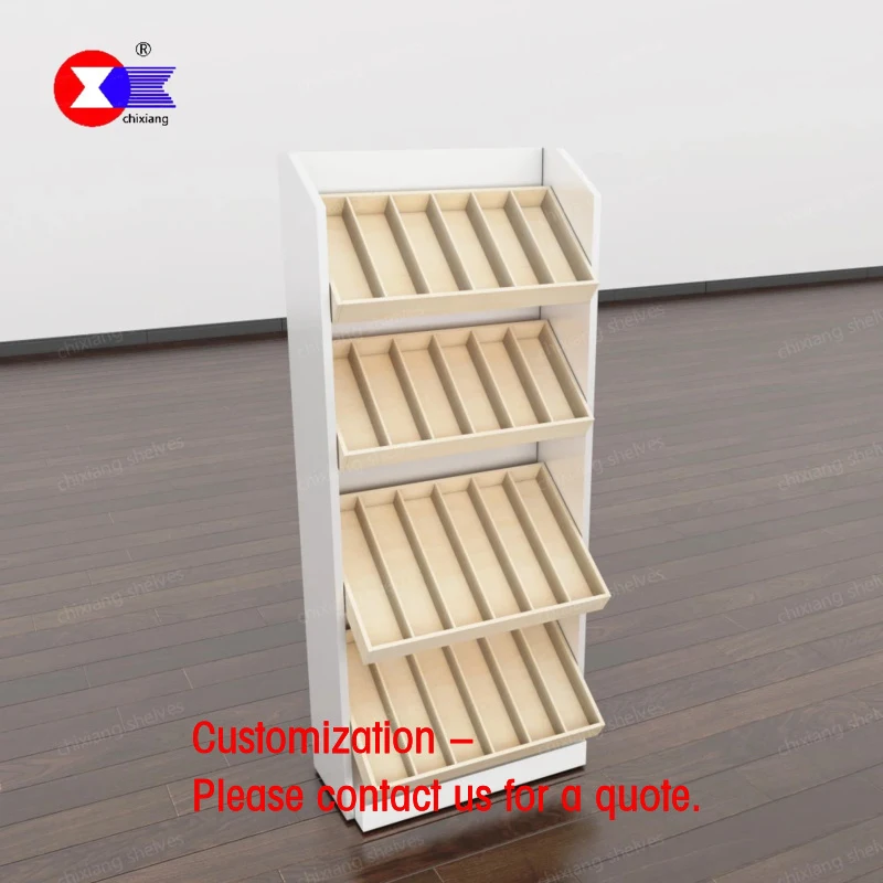 custom.Custom Powder Coated Iron Shelving Supermarket Display Rack with LED Lighting Retail Use