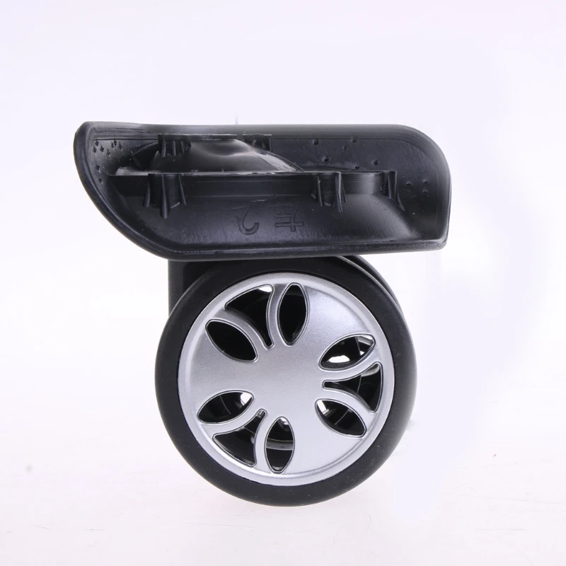 1 Pair A68 Trolley  Luggage Wheel Repair Universal Travel Suitcase Parts Accessories Wheel Replacement Wheels