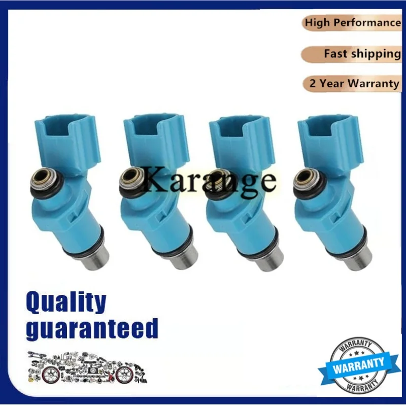 

4 PCS Fuel Injectors 6C51376100 for Yamaha 40HP 50HP 60HP 4 Stroke Parts 6C5-13761-00 6C5137610000 6C5 13761 00 00 New
