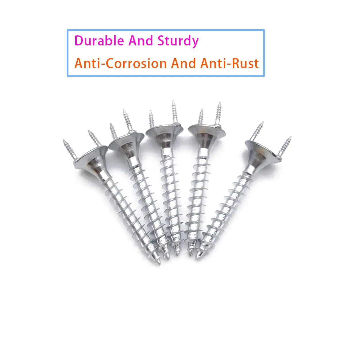 Double Head Self Tapping Screw Foot Line Special Nail Invisible Safety Screw Solid Wood Skirting Line Seamless Nail