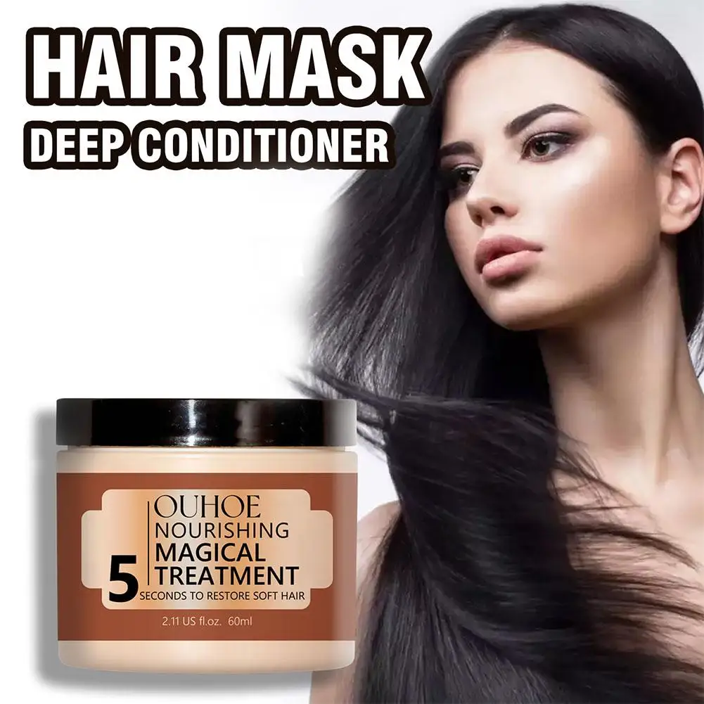 Magical Hair Mask 5 Seconds Repair Cream For Frizzy Damaged Hair Care Smooth Keratin Treatment Deep Moisturize Nourishing S Z8R9