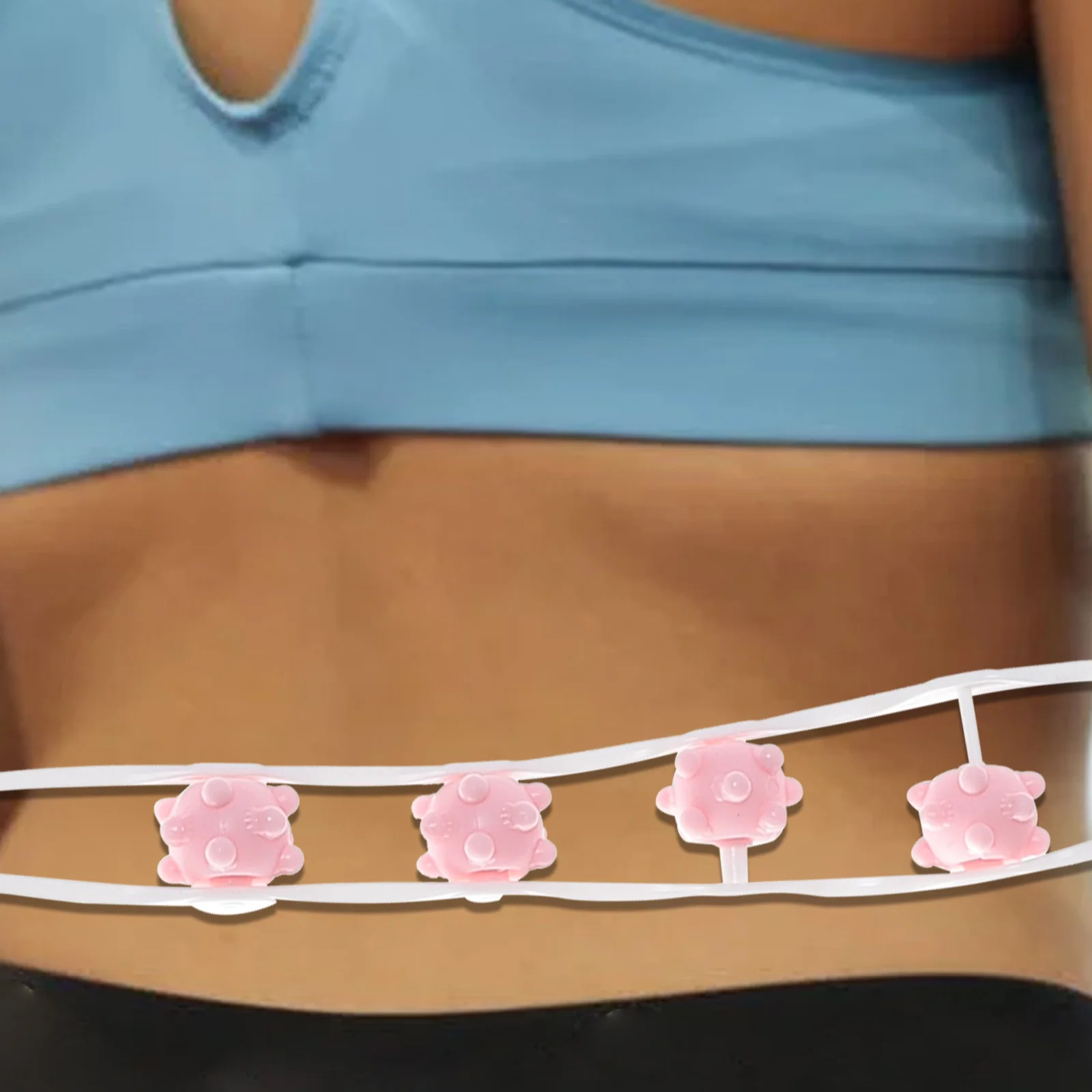 

Роликовый массажер для облегчения мышц икры, ног, шеи, спины, портативный ручной инструмент для самостоятельного массажа для домашнего спортзала, путешествий