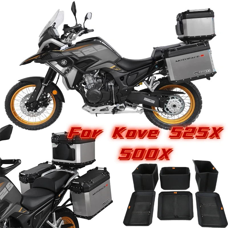 

Motoface Series Motorcycle Side Box Luggage Rack Rear Tail Top Case Helmet Topcase Bracket for Kove 525X 500X